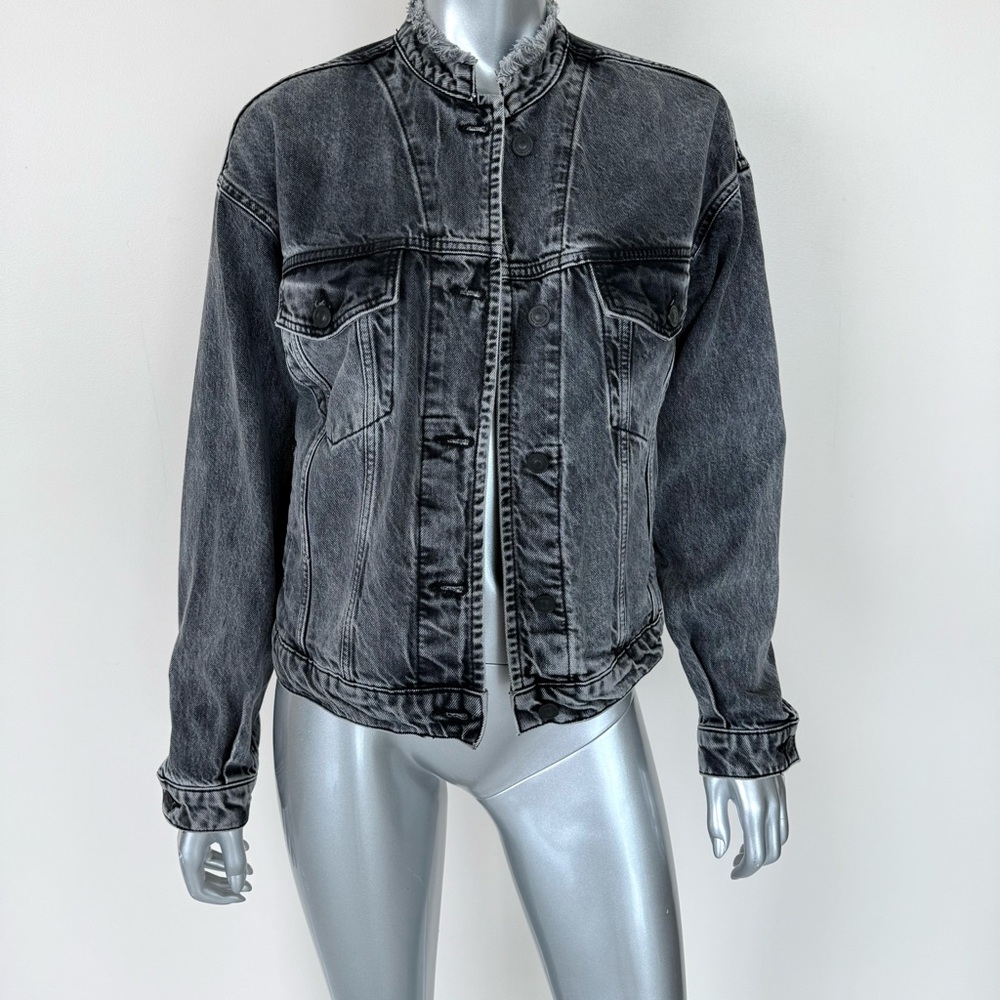 ALLSAINTS women jeans oversized jacket size 2 US